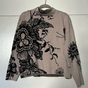 Maeve mock neck sweater. Size M